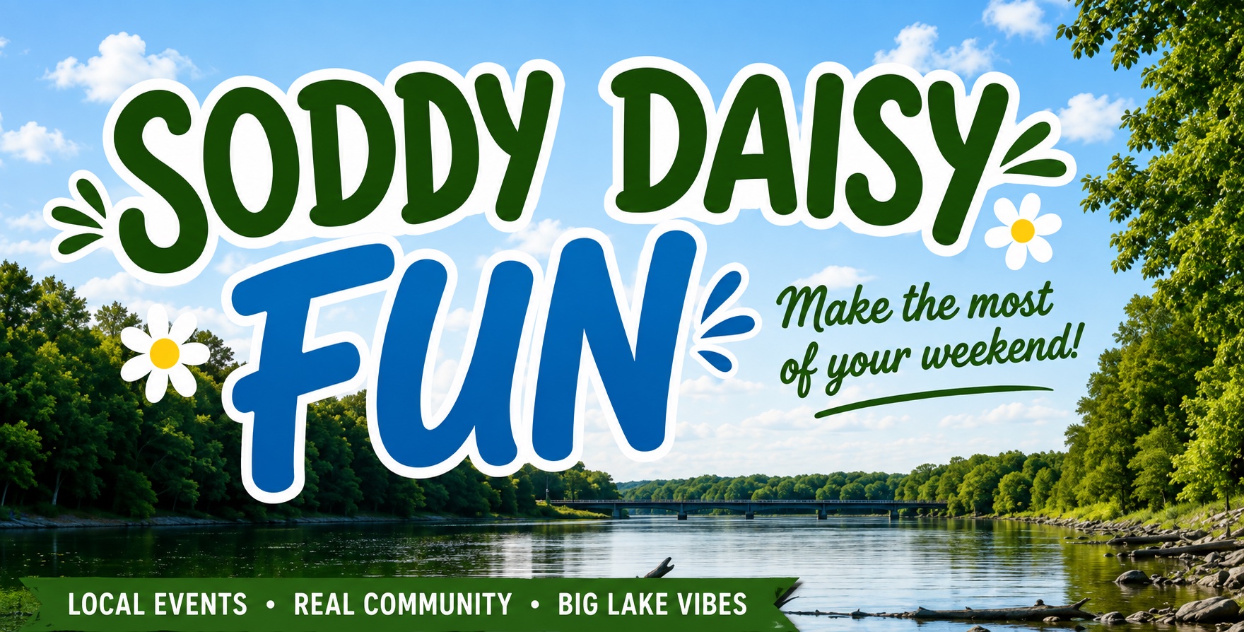 Soddy Daisy Fun: make the most of your weekend. Local events, real community, big lake vibes.